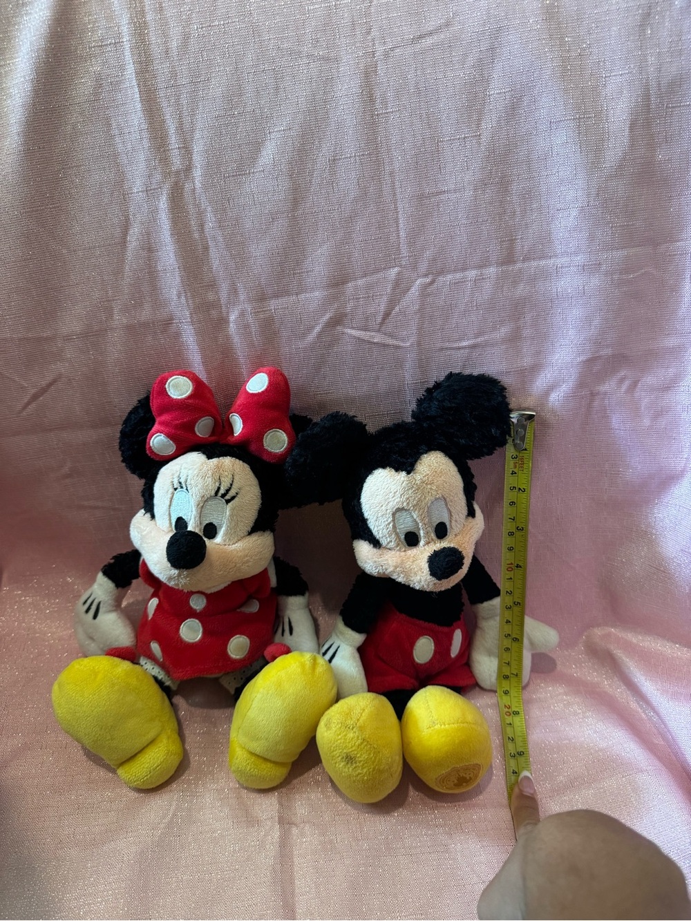 Disney Mickey and Minnie Mouse plush toys